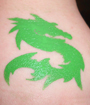 LIttle Dragon Airbrush Tattoo