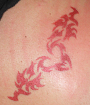 Back Stamp Airbrush Tattoo