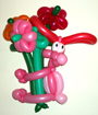 Bunny and Flowers Balloon Twisting