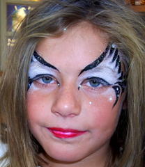 Zebra Eyesl Face Painting