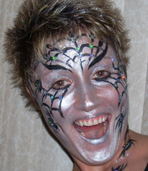 Spider Queen Face Painting