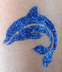 Dolphin Glitter Tattoo