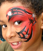 Spidey Eye Face Painting