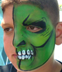 Hulk Face Painting