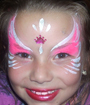 Pink Princess Face Painting