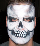 Skull Face Painting