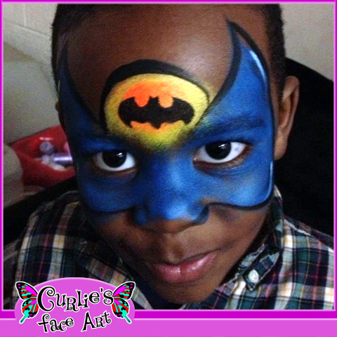 Batman Face Painting