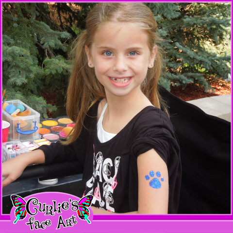 Glitter and Airbrush Tattoos