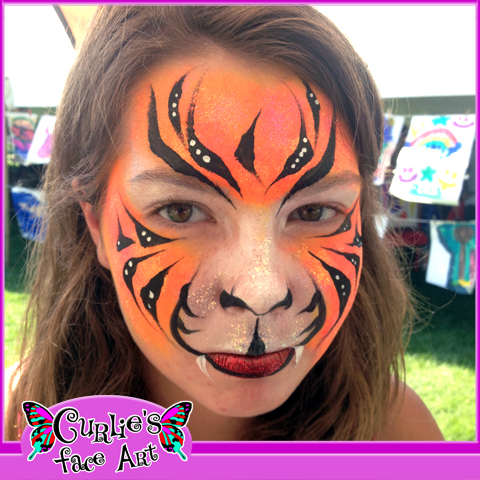 Tiger Face Painting